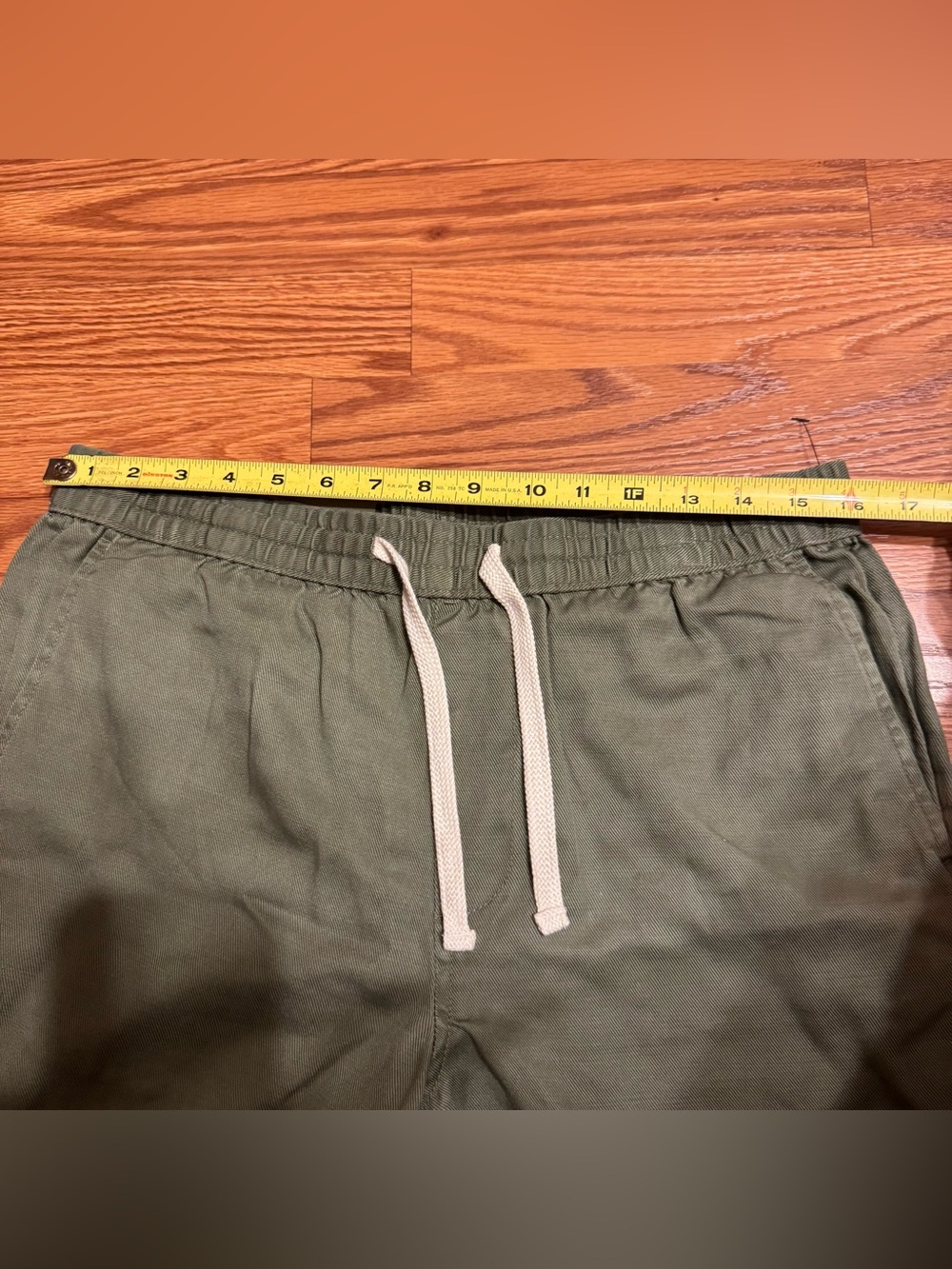 Goodfellow Co Mens Green 7” Pull On Shorts Medium Coastal Casual Comfort Summer - Picture 3 of 7